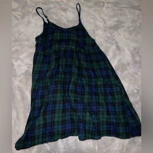 Plaid Mini Dress